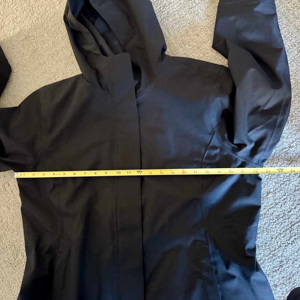 Athleta Rainout Ridge Long Trench, Black - Picture 4 of 5